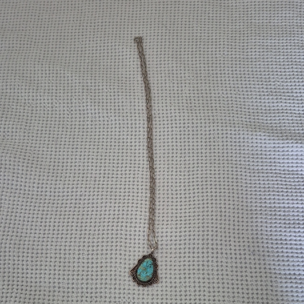 Turquoise Pendant Necklace